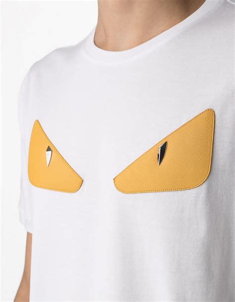 fendi t shirt with eyes|fendi peekaboo t shirt.